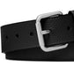 Cinto casual masculino Michael Kors com logotipo MK, preto, tamanho 30