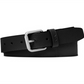 Cinto casual masculino Michael Kors com logotipo MK, preto, tamanho 40