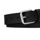 Cinto casual masculino Michael Kors com logotipo MK, preto, tamanho 40