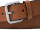Cinto casual masculino Michael Kors com logotipo MK marrom, tamanho 34