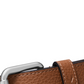 Cinto casual masculino Michael Kors com logotipo MK marrom, tamanho 36