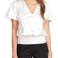 Blusa Michael Kors Feminina Metallic Paisley Smocked Marrom Tamanho Médio