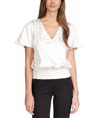 Blusa Michael Kors Feminina Estampada Paisley Cinza Tamanho X-G