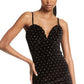 Vestido bustiê de veludo com detalhes embelezados Michael Kors feminino, preto