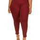 Calça comprida lisa feminina Michael Kors vermelha tamanho 3X