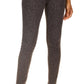 Calça Jeans Skinny Reta com Estampa de Leopardo Michael Kors Feminina Cinza Tamanho 10 Petite