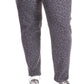 Calça jeans skinny feminina Michael Kors com estampa animal, preta, tamanho 14W