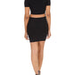 Vestido curto feminino Michael Kors Eco O Ring preto tamanho extragrande