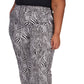 Calça cargo feminina Michael Kors Zebra Linen preta tamanho 2X