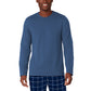 Cuddl Duds Men's Cozy Lodge Conjunto de 2 peças de moletom e calça de pijama xadrez Azul Tamanho X-G