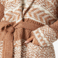 Suéter feminino Lucky Brand Fair Isle marrom tamanho pequeno