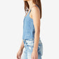 Regata Waffle Henley Feminina Lucky Brand Azul Tamanho XX-G