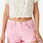 Lucky Brand Crop Top Feminino Manga Curta Bolha Bainha Branca Tamanho Médio
