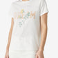 Camiseta feminina Lucky Brand Dream Floral Graphic, branca, tamanho pequeno
