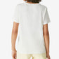 Camiseta feminina Lucky Brand Bad Moon Rising Graphic, branca, tamanho X-S