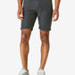 Shorts chino masculino Lucky Brand Laguna de linho e algodão com frente lisa, azul, tamanho 38