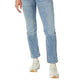 Calça Jeans Feminina Lucky Brand Cintura Média Sweet Straight Azul
