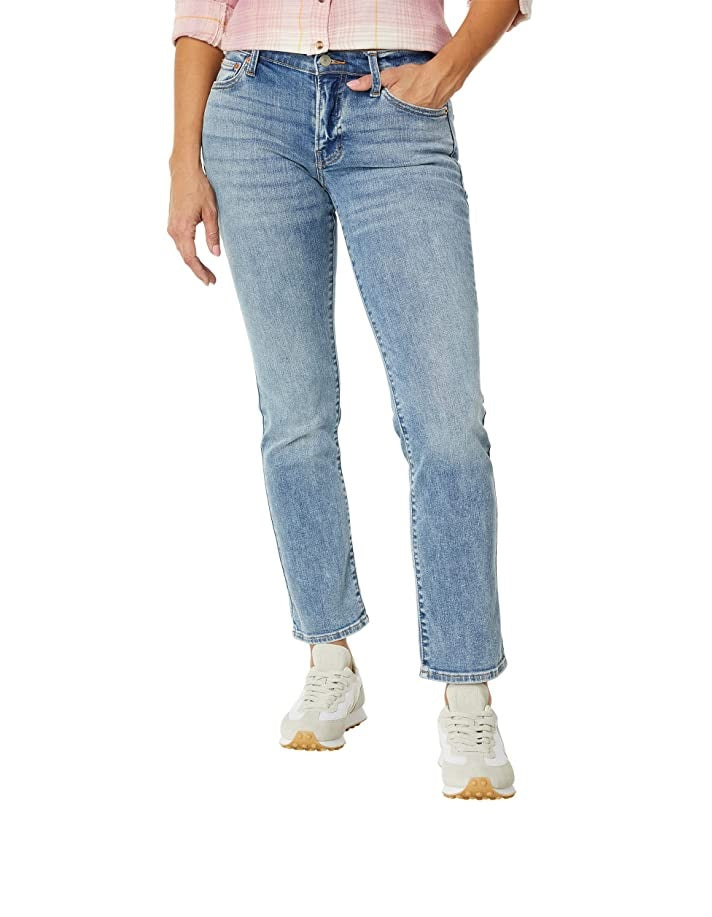 Calça Jeans Feminina Lucky Brand Cintura Média Sweet Straight Azul