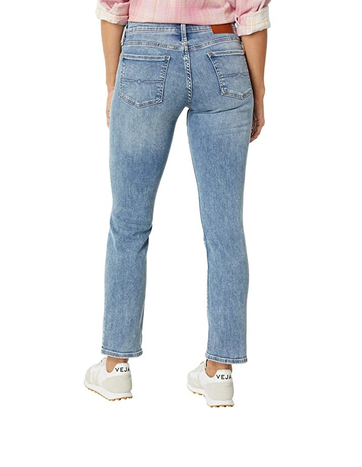 Calça Jeans Feminina Lucky Brand Cintura Média Sweet Straight Azul