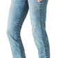 Calça Jeans Feminina Lucky Brand Cintura Média Sweet Straight Azul