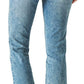 Calça Jeans Feminina Lucky Brand Cintura Média Sweet Straight Azul