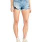 Shorts jeans feminino Lucky Brand rasgado e cortado, azul, tamanho 32