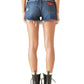 Shorts femininos Lucky Brand Legend de cintura alta, tamanho 29, azul