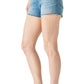 Shorts jeans feminino de cintura alta Lucky Brand, azul, tamanho 31