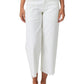 Calça jeans feminina Lucky Brand Legend de cintura alta e perna larga, branca, tamanho 25