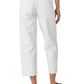 Calça jeans feminina Lucky Brand Legend de cintura alta e perna larga, branca, tamanho 25