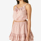 Camisola curta de algodão com estampa floral feminina Lucky Brand, rosa, tamanho extragrande