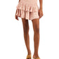 Minissaia feminina Lucky Brand com estampa floral e camadas, rosa, tamanho pequeno
