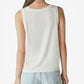 Regata feminina Give Love Muscle da Lucky Brand, branca, tamanho médio