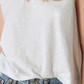 Camiseta feminina Lucky Brand com detalhe de renda e manga dolman, branca, tamanho grande