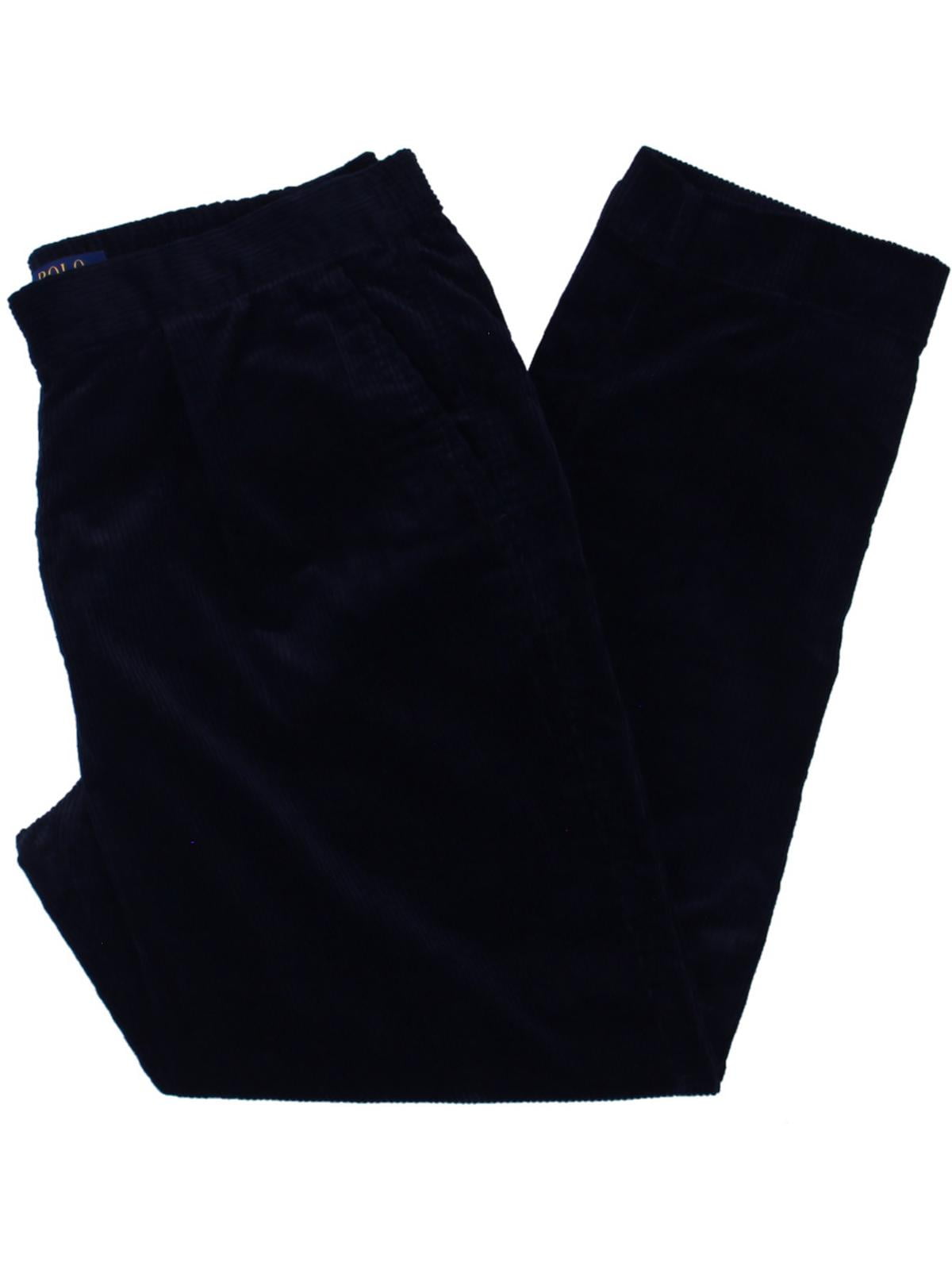 Calça Ralph Lauren Masculina Veludo Cotelê com Cordão Azul Tamanho 32X32