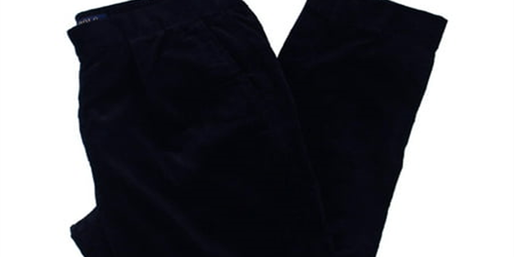 Calça Ralph Lauren Masculina Veludo Cotelê com Cordão Azul Tamanho 32X32