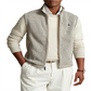 Colete de lã masculino Polo Ralph Lauren cinza tamanho XX-G