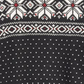 Suéter Ralph Lauren Fair Isle de algodão e caxemira com gola redonda, preto, tamanho pequeno, masculino