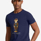 Camiseta Polo Bear Masculina Ralph Lauren Classic Fit Azul Tamanho P