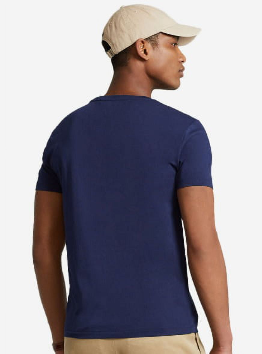 Camiseta Polo Bear Masculina Ralph Lauren Classic Fit Azul Tamanho P