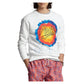 Ralph Lauren Masculino Moletom Fleece com Estampa Tie Dye e Logotipo Branco Tamanho Grande
