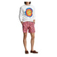 Ralph Lauren Masculino Moletom Fleece com Estampa Tie Dye e Logotipo Branco Tamanho Grande