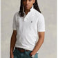 Camisa polo masculina Polo Ralph Lauren Classic Fit de algodão e malha, branca, tamanho grande