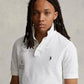 Camisa polo masculina Polo Ralph Lauren Classic Fit de algodão e malha, branca, tamanho grande