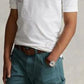 Camisa polo masculina Polo Ralph Lauren Classic Fit de algodão e malha, branca, tamanho grande