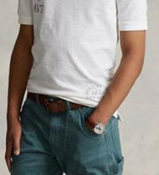 Camisa polo masculina Polo Ralph Lauren Classic Fit de algodão e malha, branca, tamanho grande