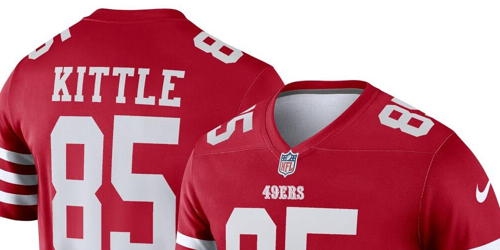 Camisa Nike Masculina George Kittle Scarlet San Francisco Vermelha Tamanho G