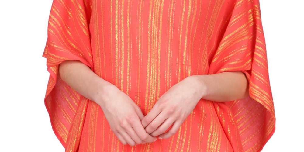 Michael Kors Top de crepe metálico feminino vermelho tamanho grande