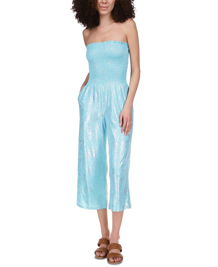 Macacão sem alças Michael Kors feminino azul