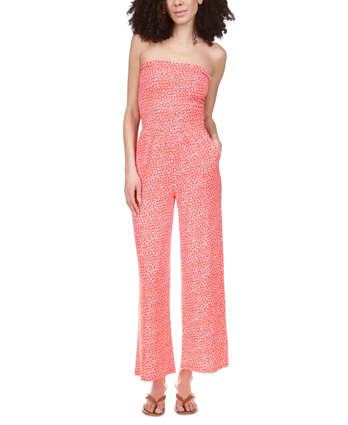 Macacão sem alças Michael Kors feminino vermelho tamanho XX-G